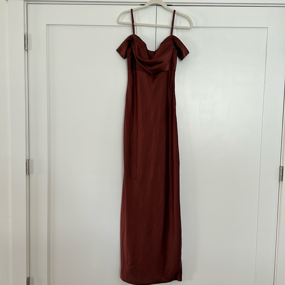 Revelry Bridesmaids Dress (no alterations) - Sienna, Terracotta Rust